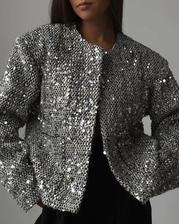 Royal Crush Sequin Woven Jacket - Real Queen Royalty