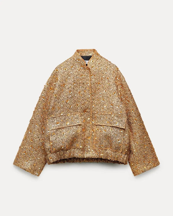Royal Crush Sequin Woven Jacket - Real Queen Royalty
